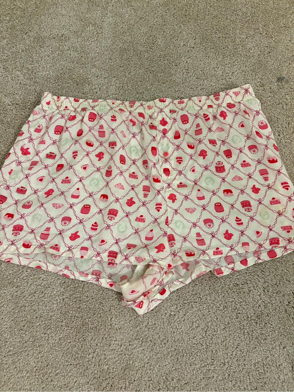 Pink- Victoria secret Women’s Pink birthday Patterned Lounge Shorts